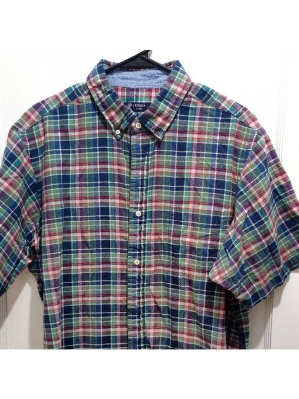 Cremeux Classics Men's XL Multicolor Plaid Button-Down Shirt